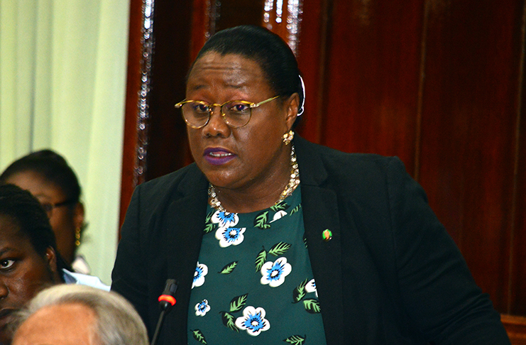 Junior Minister of Natural Resources Simona Broomes