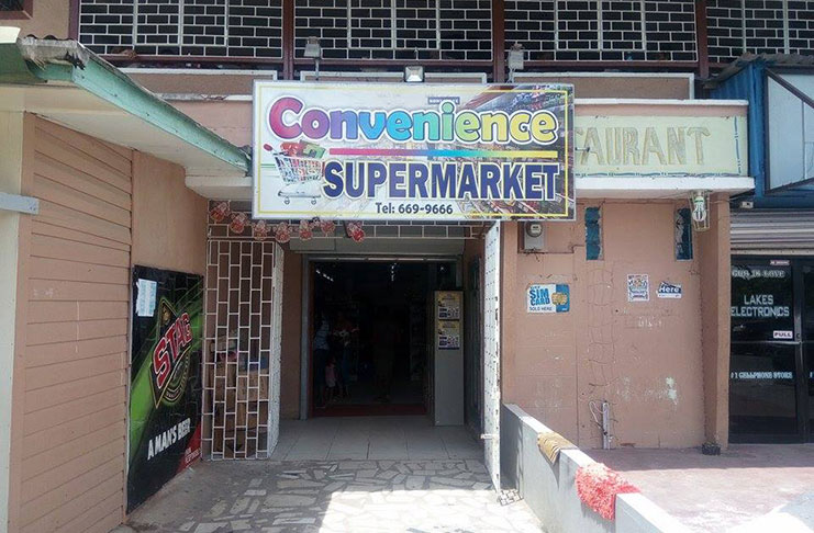 Chinese owned Supermarket in Linden