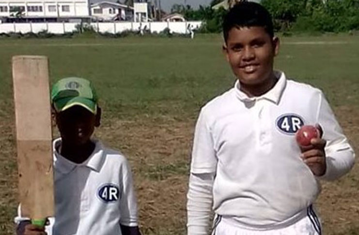 Bhaskar Dhani (right) and Romario Ramdihol were on target for the RHCCCC.