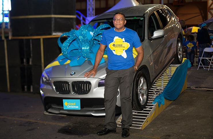 Noel Fernandes with his new BMW X1
