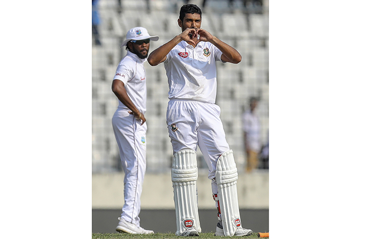 The second day belonged to Mahmudullah, who batted through to his third Test ton, finishing on 136, and taking Bangladesh to a 500-plus first-innings score. (AFP)