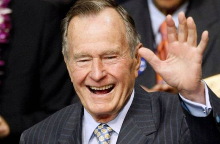 Former US President George HW Bush
