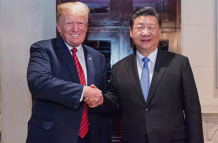 Chinese President Xi Jinping and his U.S. counterpart Donald Trump