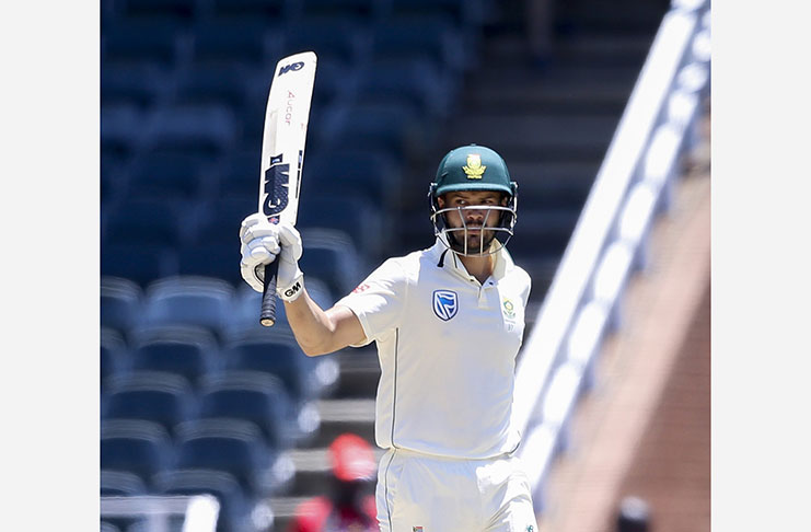 Opemer Aiden Markram top scoredwith 90 bringing  up his fifty off 72 balls (©AFP)