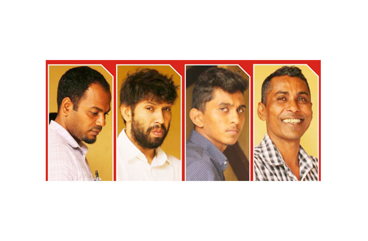 From left: Sherwin De Abreu, Stephen Vieira, Nazim Gafoor and Tazim Gafoor.