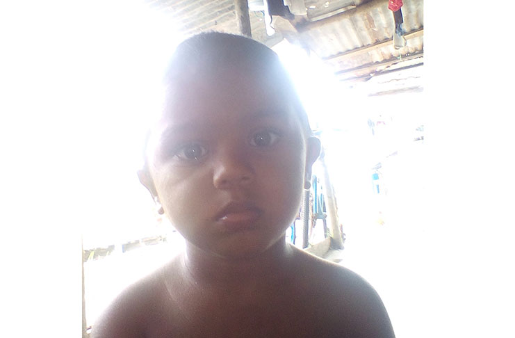 Two-year-old Ricardo Jaigobin