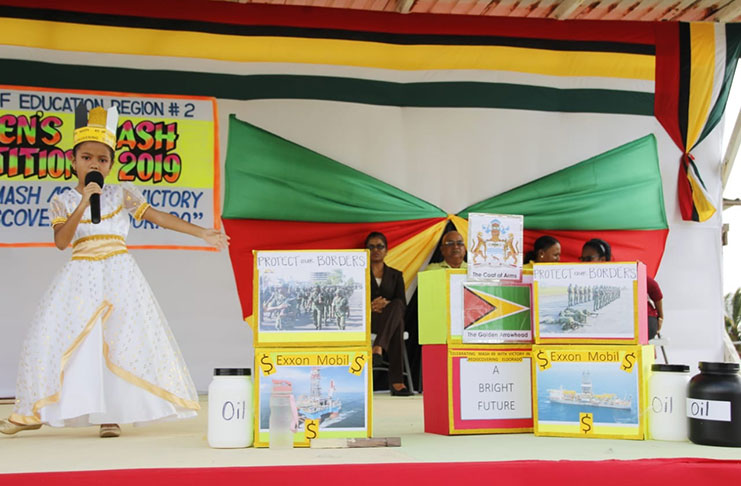 Tapakuma Primary performing their Calypso