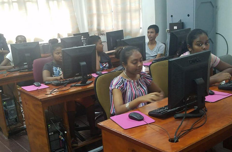 Some of the participants of the Code Camp organised by the Ministry of Public Telecommunications