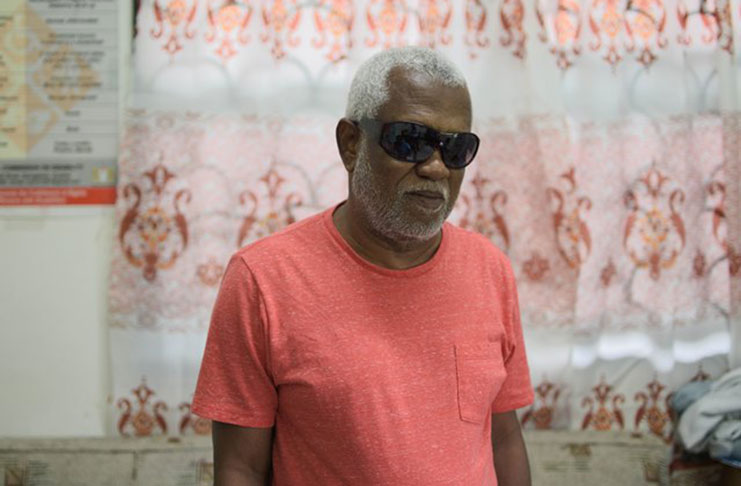 President of the Guyana Society for the Blind, Cecil Morris