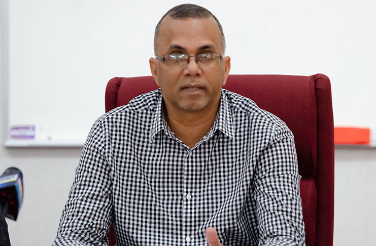 General Manager of the GRDB, Nizam Hassan (Delano Williams photo)