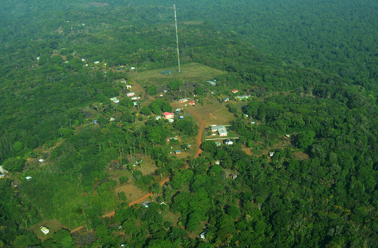 The community of Barabina Hill in the Mabaruma sub-region (Alva Solomon photo)