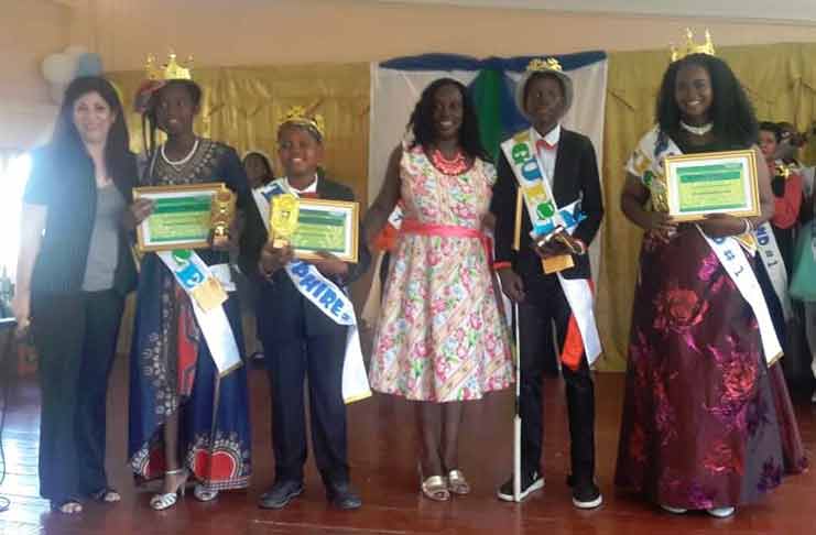 Some of the winners of the NGSS Portuguese pageant