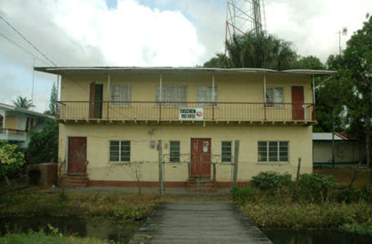 The post office at Tuschen, East Bank Essequibo