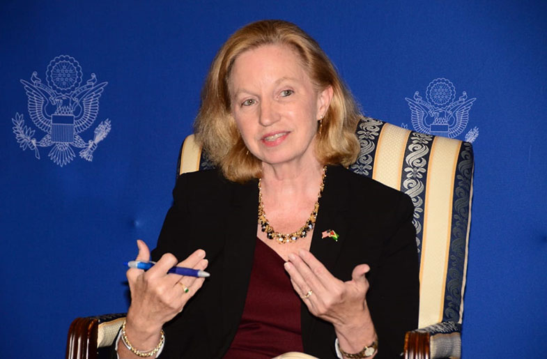 U.S Ambassador Sarah-Ann Lynch (Adrian Narine)