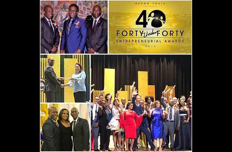 Some  awardees of the inaugural Forty Under Forty Entrepreneurial Awards