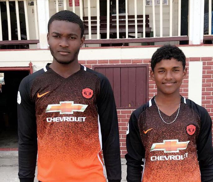 Left-arm spinner Daniel Mootoo (right) and medium pacer Qumar Torrington, claimed nine wickets between them.