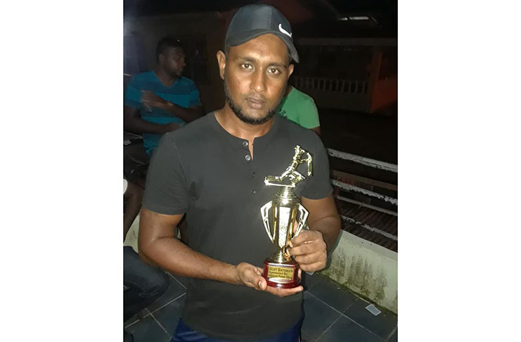 Skipper Vishnu Sew, who was New Windsor SC’s best batsman in 2018, led from the front with the bat.