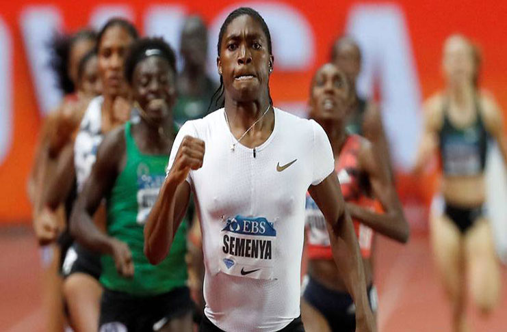 South Africa's Caster Semenya wins the Women's 800m. Diamond League - Stade Louis II, Monaco, July 20, 2018. (REUTERS/Eric Gaillard/File photo)