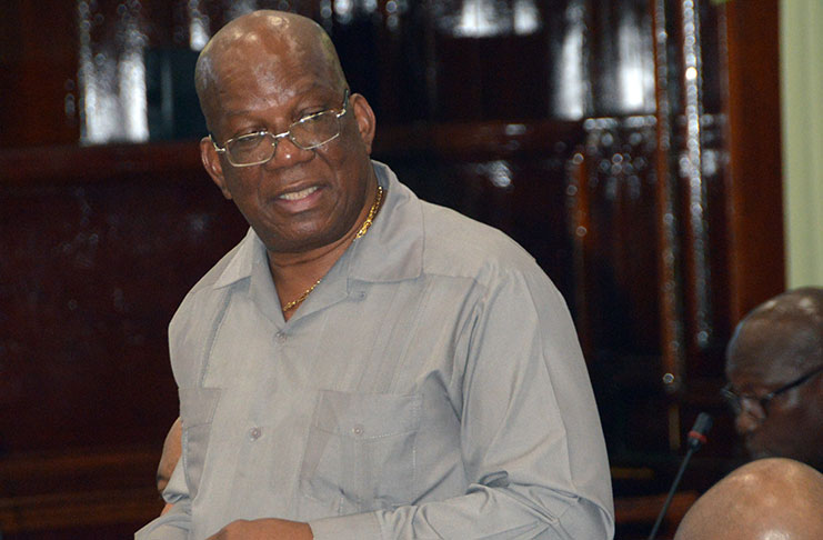 Minister of Finance, Minister Jordan, addressing the National Assembly on the $7.9B supplementary paper (Photo by Adrian Narine)
