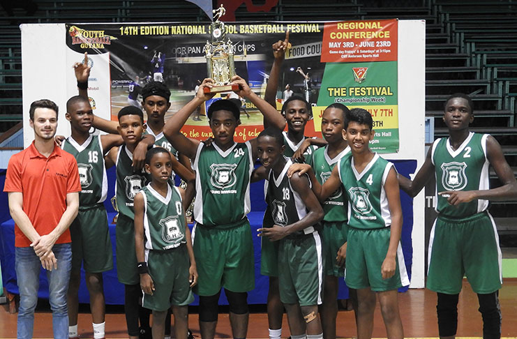 Bishops’ High School finished as champions of the U-14 division.