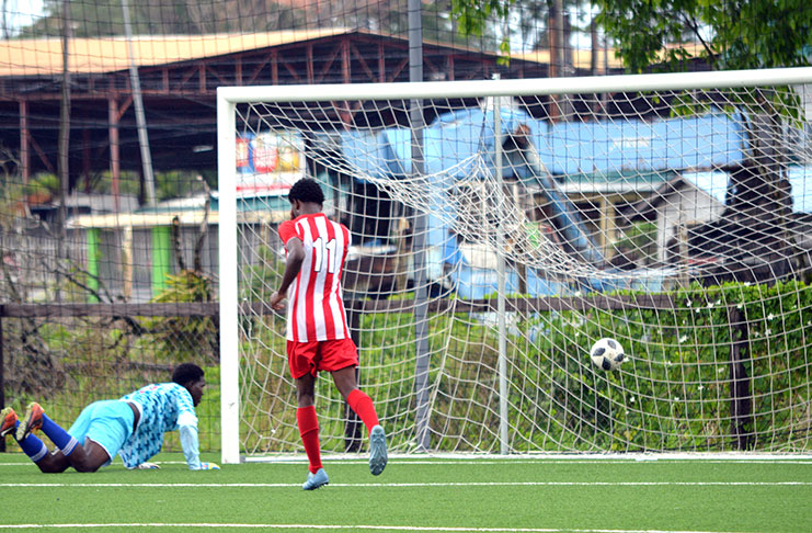 Fruta Conquerors, Dynamic FC, Santos FC and Botofago FC have booked semi-final spots in the GFF/KFC U-20 Independence Cup.