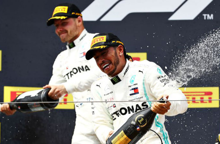 Lewis Hamilton is "hyped" to make history with Mercedes after claiming a comfortable French Grand Prix victory on Sunday.