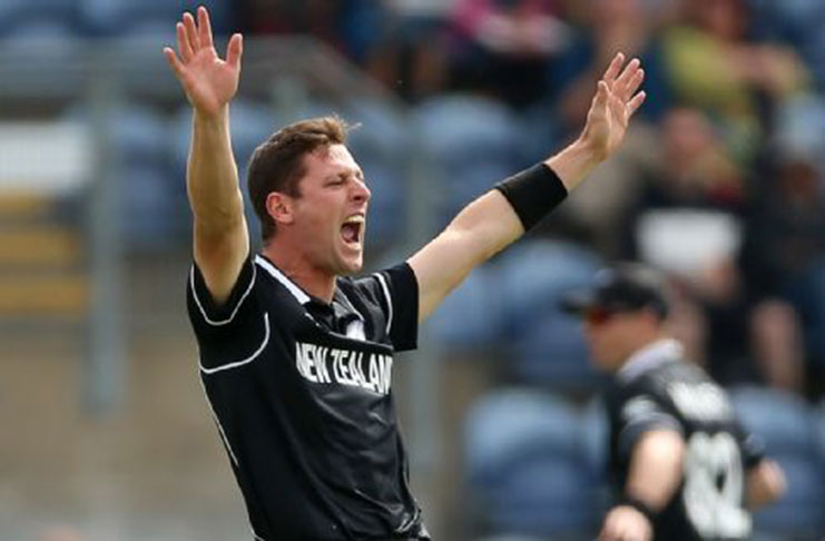 Matt Henry appeals for the wicket of Lahiru Thirimanne. (PA Images via Getty Images)