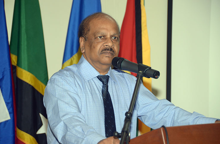 Governor of the Bank of Guyana, Dr. Gobind Ganga