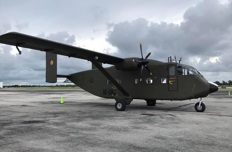 One of the newly acquired Skyvans. (Guyanese pilots photo)