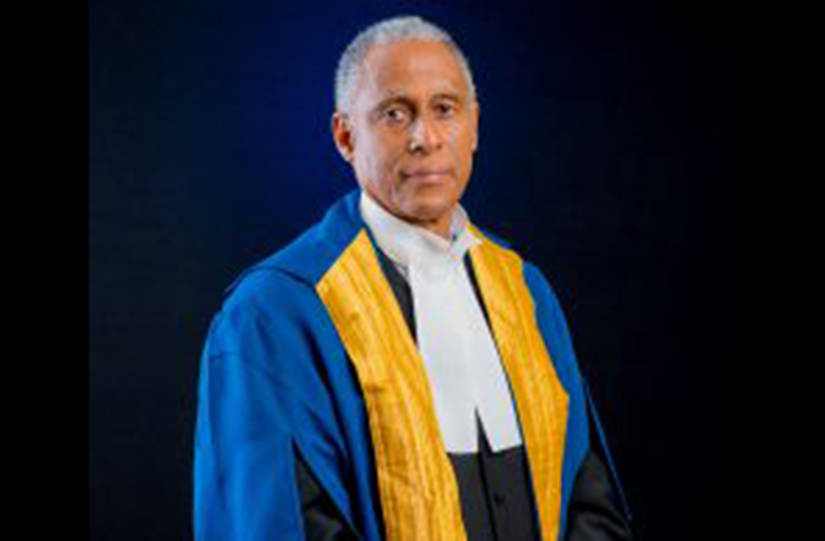 President of the CCJ, Justice Adrian Saunders