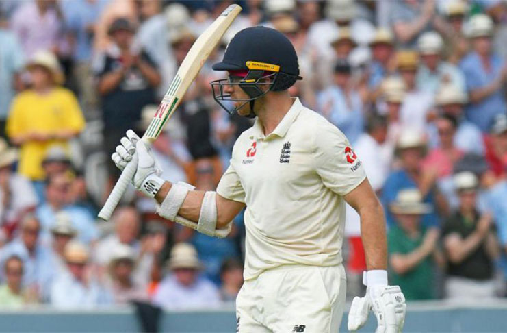 Nightwatchman Jack Leach fell eight runs short of a maiden Test century Credit: Action Images