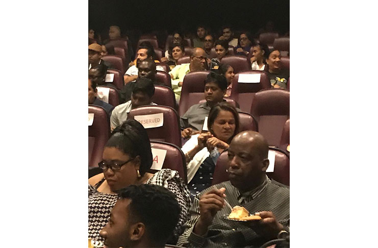 A section of the audience at the premiere of the movie earlier this week.