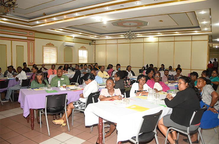 Some of the attendees of the Public Service Tribunal outreach programme (Photos by Adrian Narine)