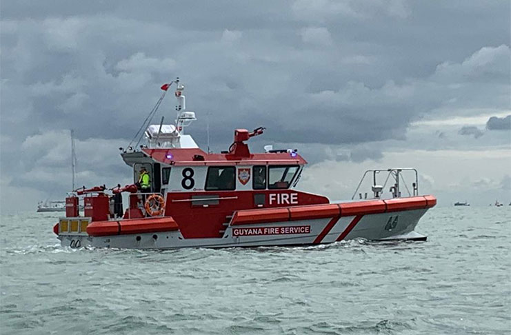 The Guyana Fire Service’s marine firefighting capacity is expected to be enhanced with the arrival of its new fire boat.