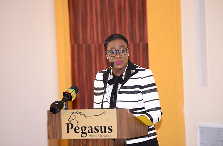 Minister of Education, Dr. Nicolette Henry