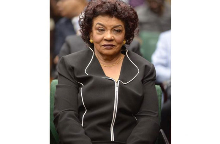 Chairperson of the Guyana Elections Commission, Retired Justice Claudette Singh