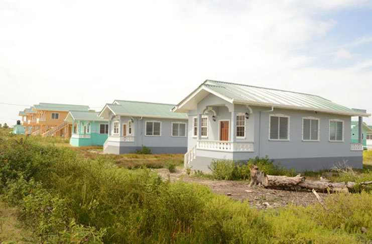 Some of the housing units at Experiment