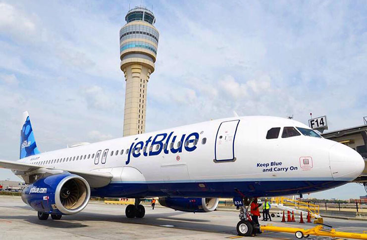 JetBlue will be using the Airbus A321Neo-model aircraft, similar to the one depicted here, for the GEO-JFK flights.