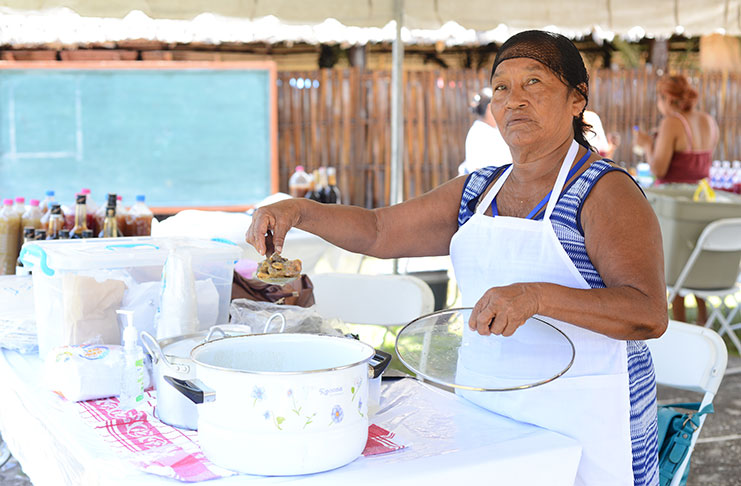 Juliet Adrian, teacher of the Arawak Lokono language (Samuel Maughn photo)