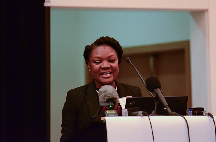 Senior Foreign Service Officer at the Ministry of Foreign Affairs, Donnette Streete (Delano Williams photo)