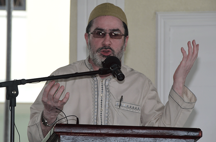 Director of Education and Chairman of CIOG, Shaykh Moeen-ul Hack welcomes the gathering on Monday
