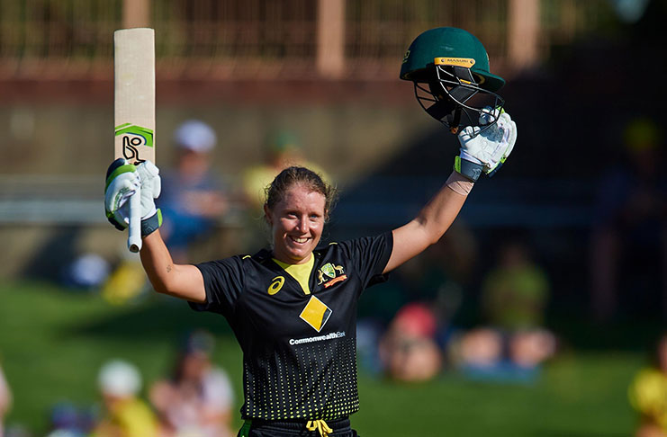 Alyssa Healy's previous best in women's T20 internationals was 90.