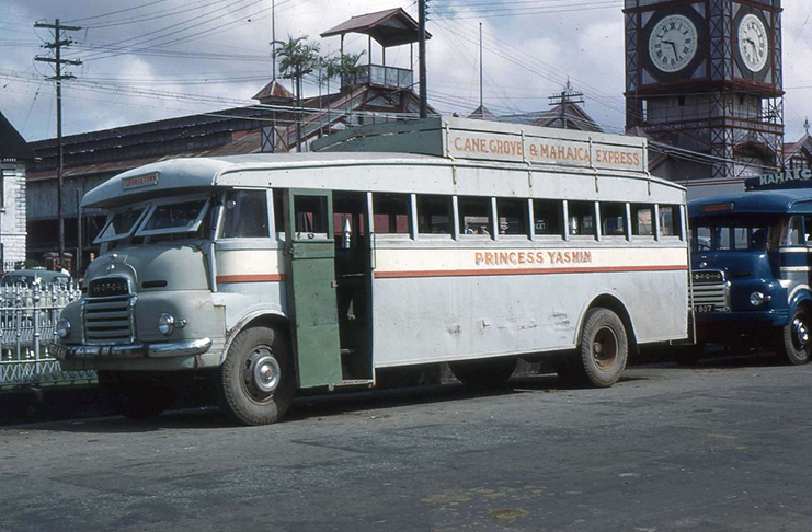 Public Transportation in British Guiana before the minibuses replaced them
in Guyana.