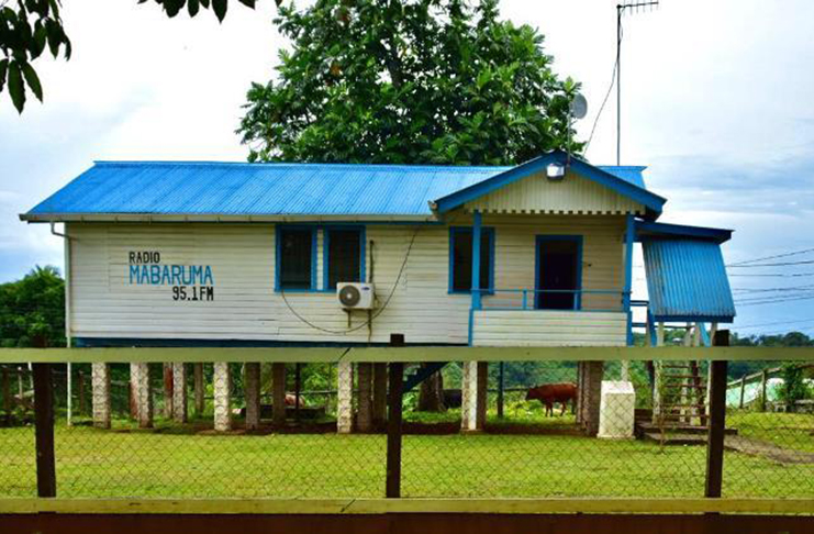 Radio Mabaruma is the second regional radio station to be commissioned after radio Lethem in Region Nine (DPI photo)
