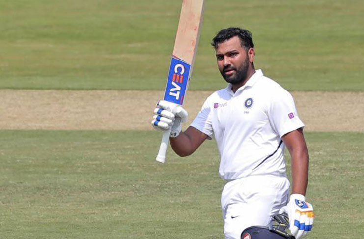 Rohit Sharma brought up his first century as a Test opener. (BCCI)