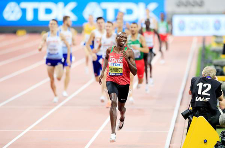 Timothy Cheruiyot storms to the 1500m title at the IAAF World Championships Doha 2019 (Getty Images)