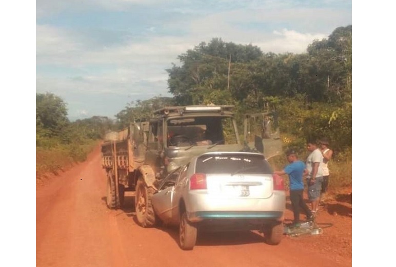 The scene of the accident.