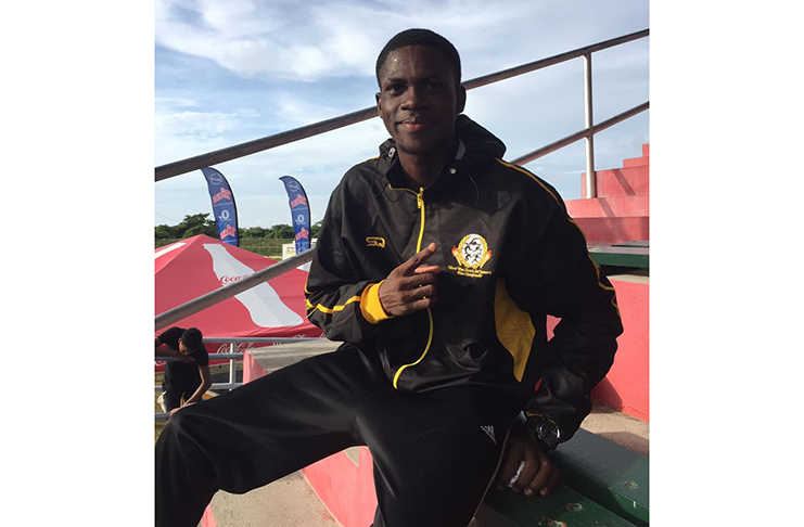 District 10’s Jennis Benjamin erased the 1.78m Boys U-20 High Jump mark set by Okemi Porter last year, to set a new mark at 1.80m. He also won the Boys U-18 100m.