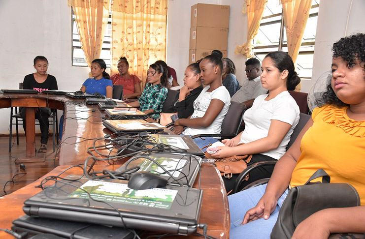 Participants in the second Board of Industrial Training, Information and Communication workshop in Mahdia, which is spearheaded by the Office of the First Lady