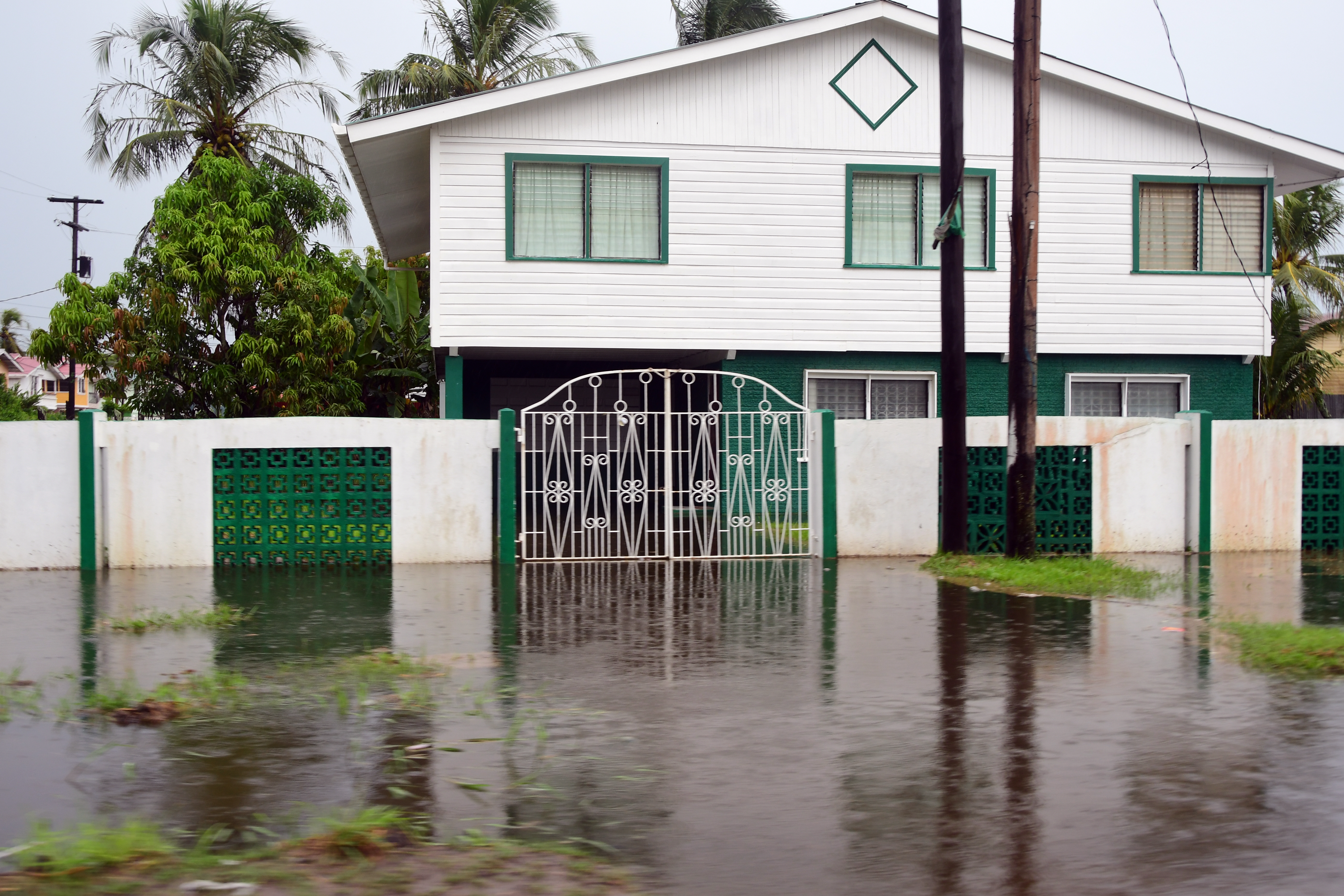 Scenes from varying communities in Georgetown that were affected by the flood. – Adrian Narine photo.